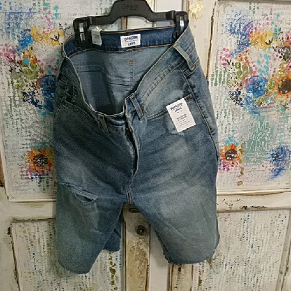 Men's Blue Denim Shorts
